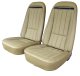 Leather-Like Vinyl Seat Covers Light Saddle For 1972 Corvette