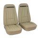 Leather-Like Vinyl Seat Covers- Neutral For 1975 Corvette