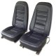 Leather-Like Vinyl Seat Covers Dark Blue For 1978 Corvette