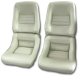 Leather-Like Vinyl Seat Covers Oyster 4" Bolster For 1979-1980 Corvette