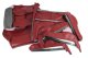 Leather-Like Vinyl Seat Covers Red Sport For 1984-1985 Corvette