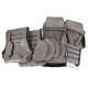 Leather-Like Vinyl Seat Covers Gray Sport For 1989 Corvette