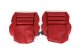 Leather-Like Vinyl Seat Covers Red Sport For 1991-1992 Corvette