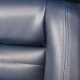 Mounted Leather-Like Vinyl Seat Covers Dark Blue 4" Bolster For 82 Corvette