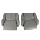 Mounted "Leather-Like" Vinyl Seat Covers Gray Standard For 1992 Corvette