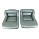 Mounted Leather-Like Vinyl Seat Covers Silvergreen 2" Bolster For 82 Corvette