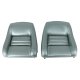 Mounted Leather-Like Vinyl Seat Covers Silvergreen 2" Bolster For 82 Corvette