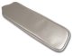 1965-1966 C2 Corvette Center Armrest Cover Silver Vinyl