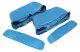 Headrest Covers- Bright Blue ABS For 1968-1969 Corvette