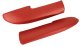 Armrest Assemblies W/O Chrome Ends - Red For 1958 Corvette