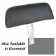 Headrests Gunmetal Complete W/ABS Covers For 1968-1969 Corvette