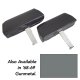 Headrests Gunmetal Complete W/Vinyl Covers For 1968-1969 Corvette