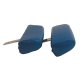 Headrests Bright Blue Complete W/Leather Covers For 1968-1969 Corvette