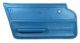 Door Panel Bright Blue Convertible W/Felt LH For 1965-1966 Corvette