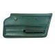 Door Panel- Green Convertible W/Felt RH For 1967 Corvette