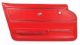 Door Panel Red Convertible W/Trim LH For 1965-1966 Corvette