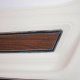 Door Panel White W/Dark Smoke Carpet Deluxe RH For 1976 Corvette