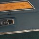 Door Panel Blue Green Deluxe W/Teak Insert LH For 1976 Corvette