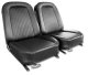 Vinyl Seat Covers- Black For 1964 Corvette