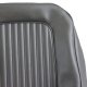 Vinyl Seat Covers- Silver For 1964 Corvette