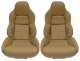 1994-1996 C4 Corvette Mounted Leather Seat Covers Beige Standard