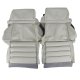 Leather Seat Covers- White Sport For 1993 Corvette