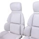 Mounted "Leather-Like" Vinyl Seat Covers White Standard For 1993 Corvette