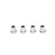 1967-1972 Camaro Vent Pull Knobs, Chrome, 4 pieces