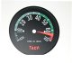 1960 C1 Corvette Tachometer Face Hi RPM 1960E