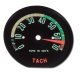 1961-1962 C1 Corvette Tachometer Face Hi RPM