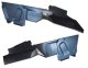 Console Side Panels- Blue For 1984-1985 Corvette