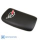 C5 Corvette Embroidered Console Lid Black with Silver Logo