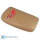 C5 Corvette Embroidered Console Lid Oak with Red Logo