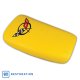 C5 Corvette Embroidered Console Lid Pace Car Yellow with Black Logo