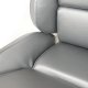 468969 OE Style Leather-Like Sport Seat Covers W/O Perforated Inserts Gray For 84-87 Corvette