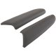 C5 Corvette Leather Armrest Pads Cushions in Black Finish