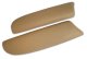 C5 1997-2004 Corvette Leather Armrest Pads Pair Oak