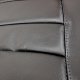 Driver Leather Seat Covers Black Leather/Vinyl For 1970-1971 Corvette