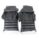 Driver Leather Seat Covers Black Sport For 1989-1990 Corvette