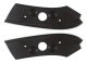 1986-1988 C4 Corvette Roof Latch Trim Plate - 86L Coupe