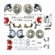 1967-1967 Pontiac Firebird Front and Rear Brake Conversion Kit The Right Stuff AFXSD42DZX