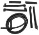 1986-1996 C4 Corvette 7 Piece Convertible Body Weatherstrip Kit USA