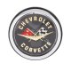 1962 Corvette Gold Rear Emblem Assembly, Sold as Each