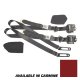 Carmine Lap & Shoulder Seat Belts Single Retractor For 1984-1985 Corvette