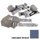 Blue Lap & Shoulder Seat Belts Single Retractor For 1990-1991 Corvette