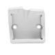 1967 Corvette Rear View Mirror Bracket Cover, White, Sold as Each