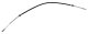 1984-1987 C4 Corvette Park Brake Cable Rear LH - Stainless Steel