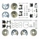 1958-1964 Chevrolet Biscayne Front and Rear Brake Conversion Kit The Right Stuff FSC584SDCSX