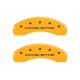 2014-2019 C7 Corvette Yellow Powder Coat Caliper Covers with Corvette Logo