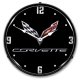 LED Clock- C7 Black Tie For 2014-2019 Corvette